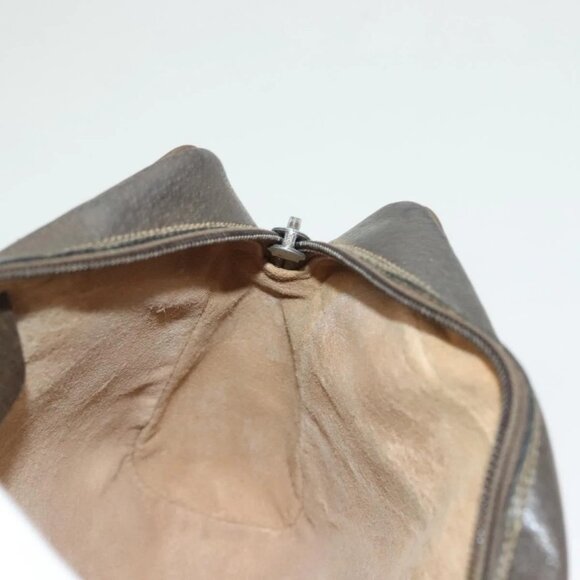 GUCCI GG Supreme Web Sherry Line Bag PVC Beige Gold 75 02 004 Auth BA3807 - Picture 12 of 16